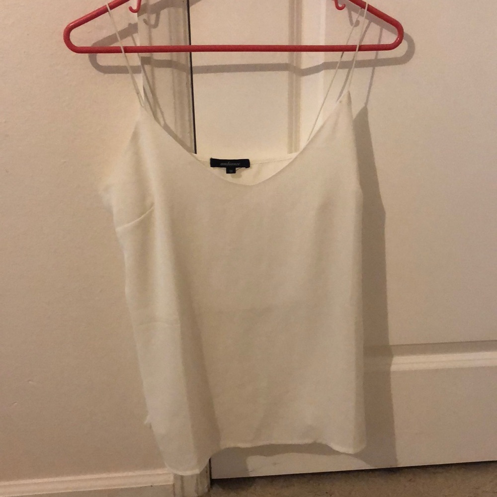 white tank top